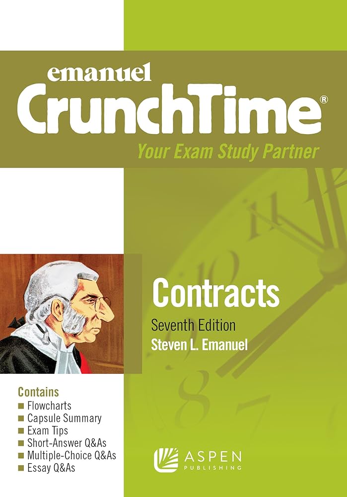 Emanuel CrunchTime for Contracts (Emanuel CrunchTime Series